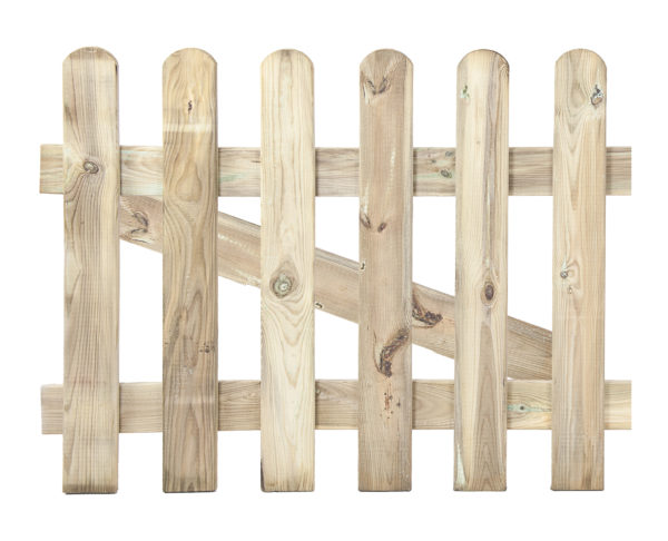VALLA Y PUERTA CLÁSICA DE MADERA - Imagen 2