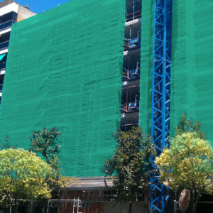 MALLA PROTECCIÓN FACHADA