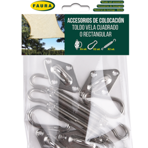 FIJACIÓN TOLDO VELA CUADRADO/RECTANGULAR