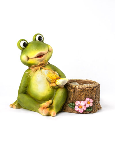 Macetero Rana y Trono