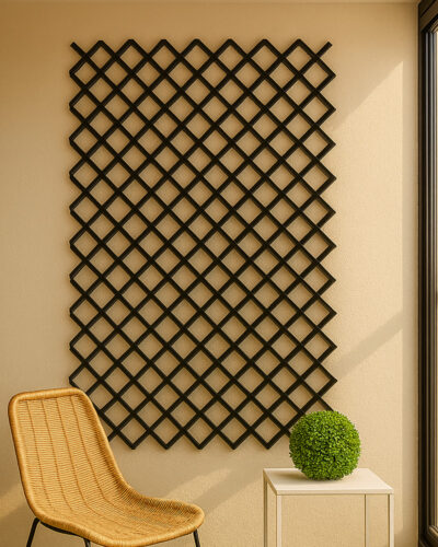 Panel de Celosía uPVC | 4,5 CUADRO LUZ