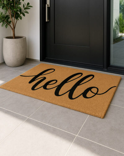 Felpudo Hello